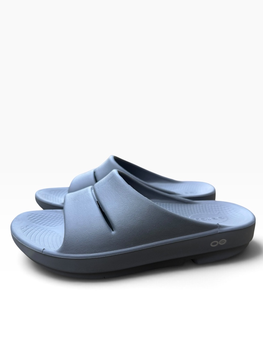 OOFOS unisex ooahh slide sandal in slate M8-W10 EU 41